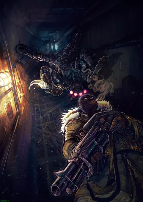 Does anyone know if shad makes more drawings like this? I'm really interested in more art of his that's like that.