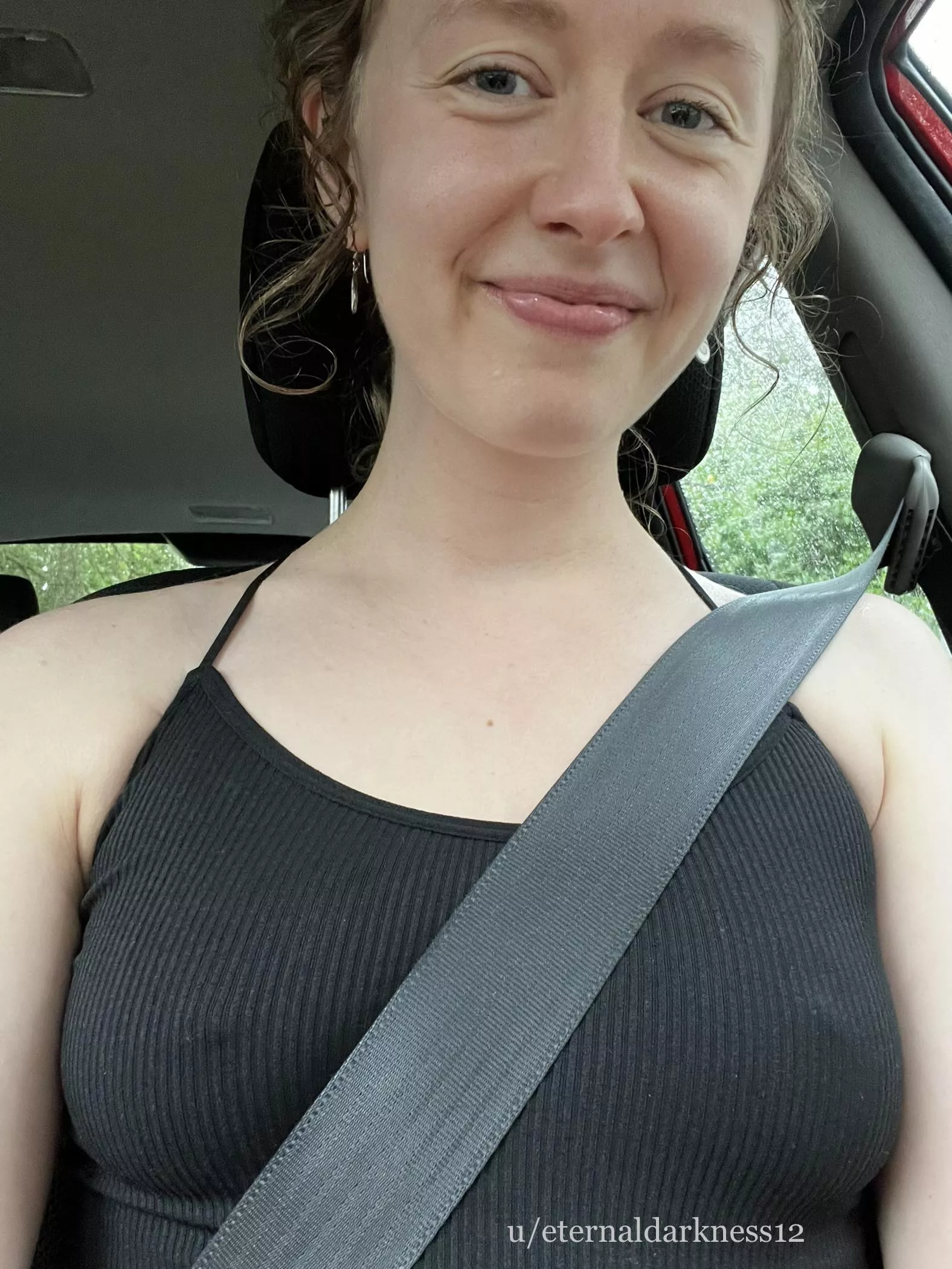 Driving braless!