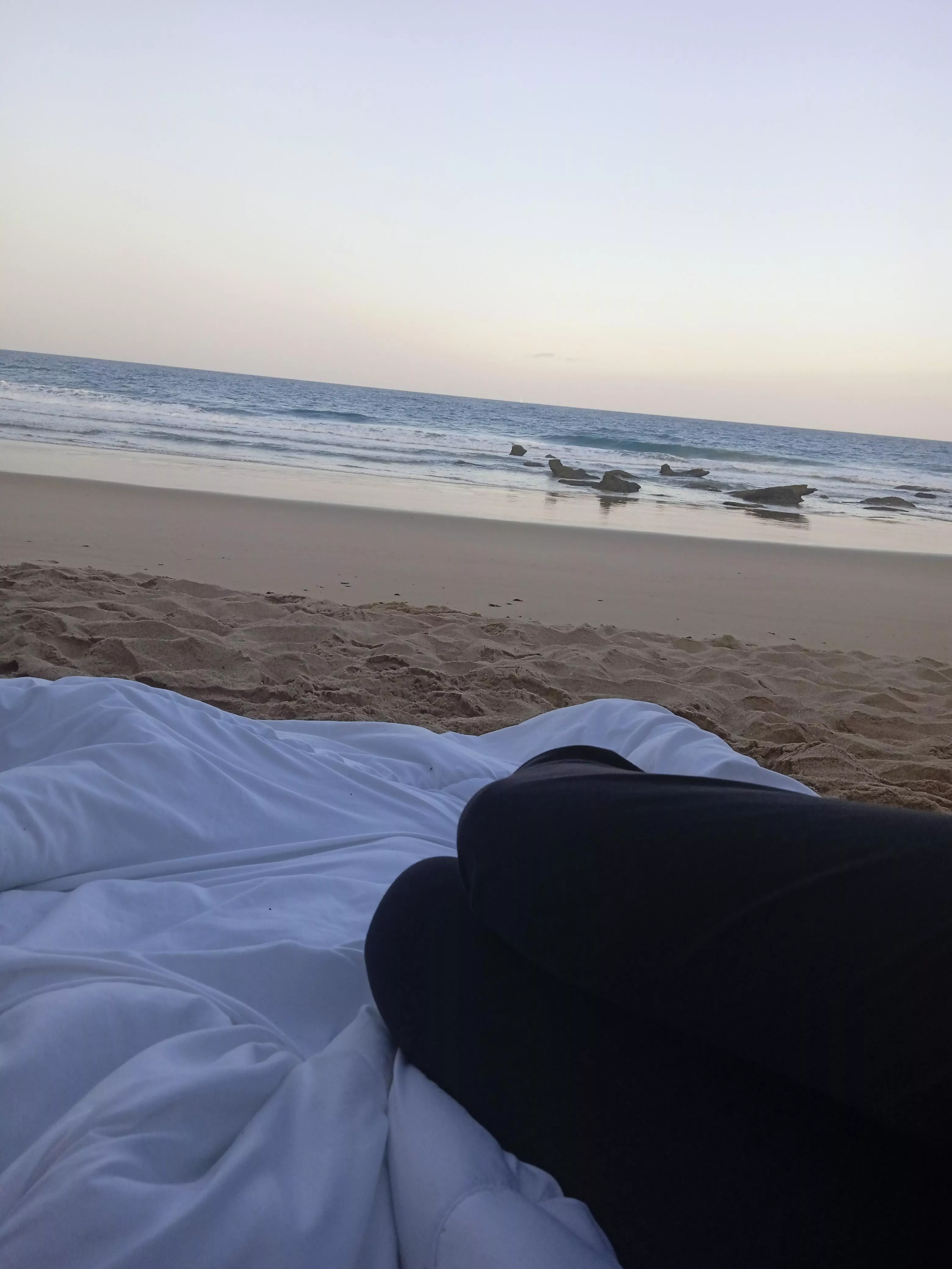 Good morning from the beach... I love sleeping here
