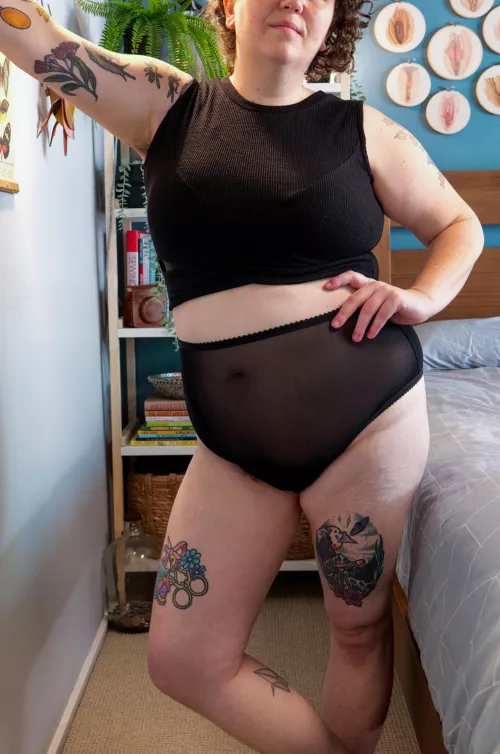 Granny pants - but make them sheer