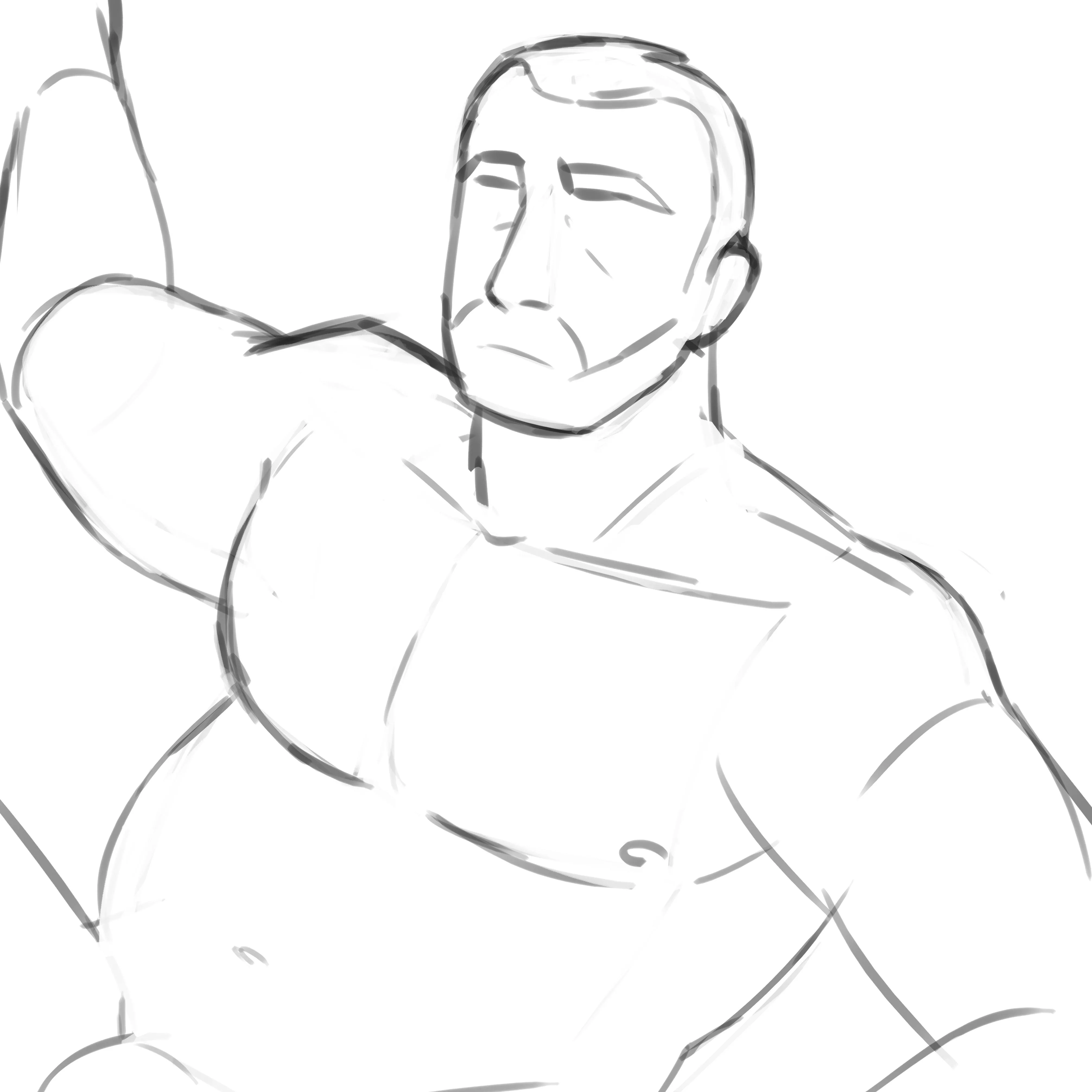 How I like.. How I like drawing MEN (Source: Me)