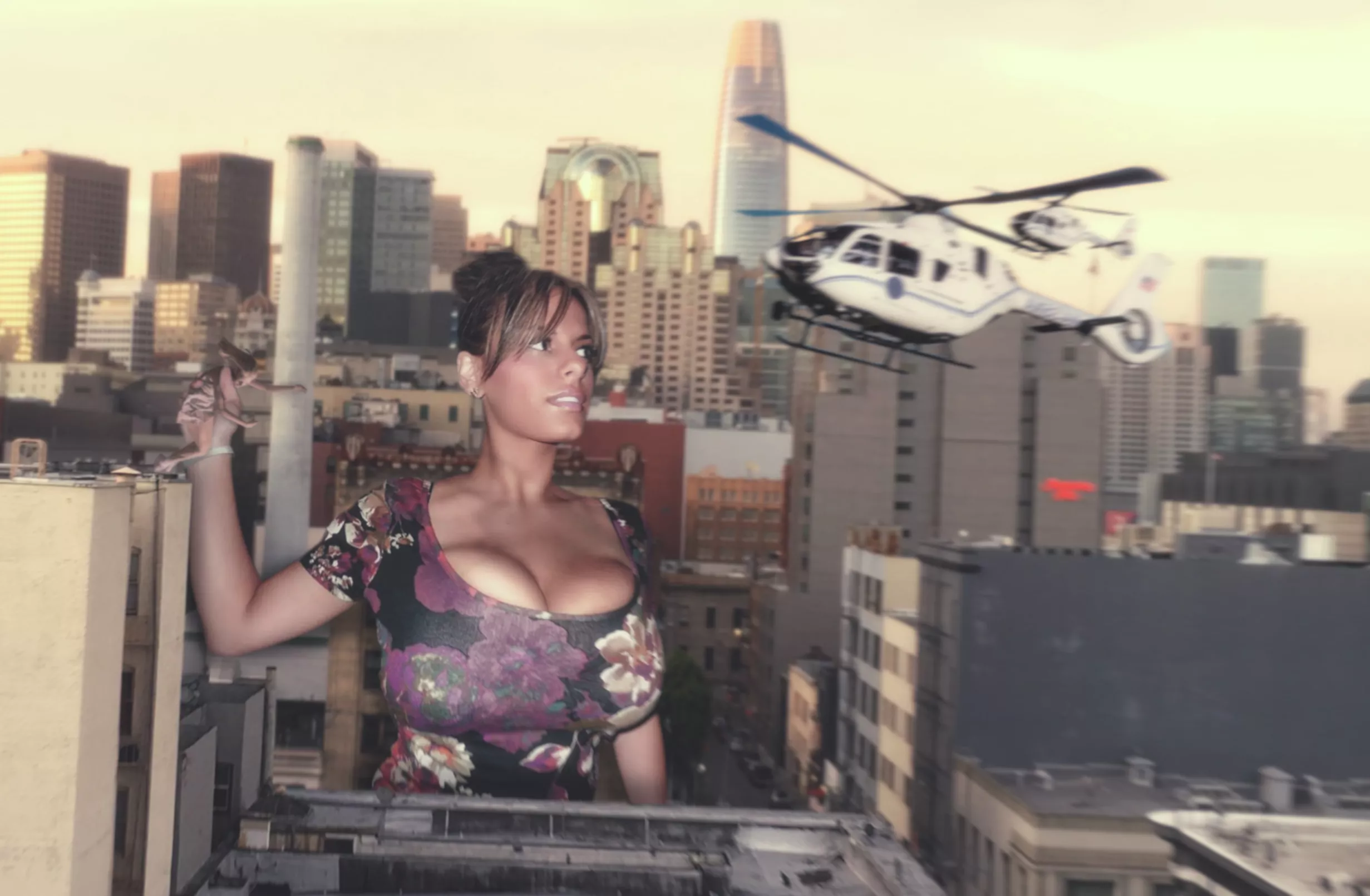 I combined my love of giant women with my love of Wendy