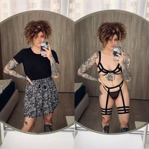 I like it better without clothes