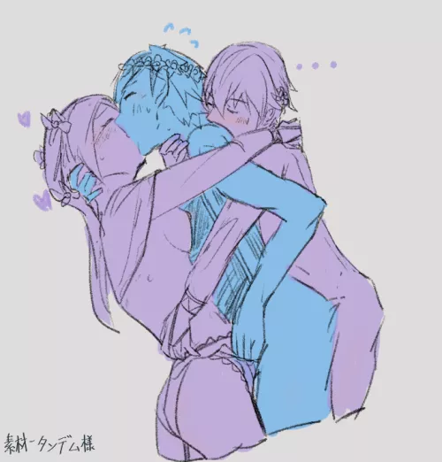 I love being in the middle~