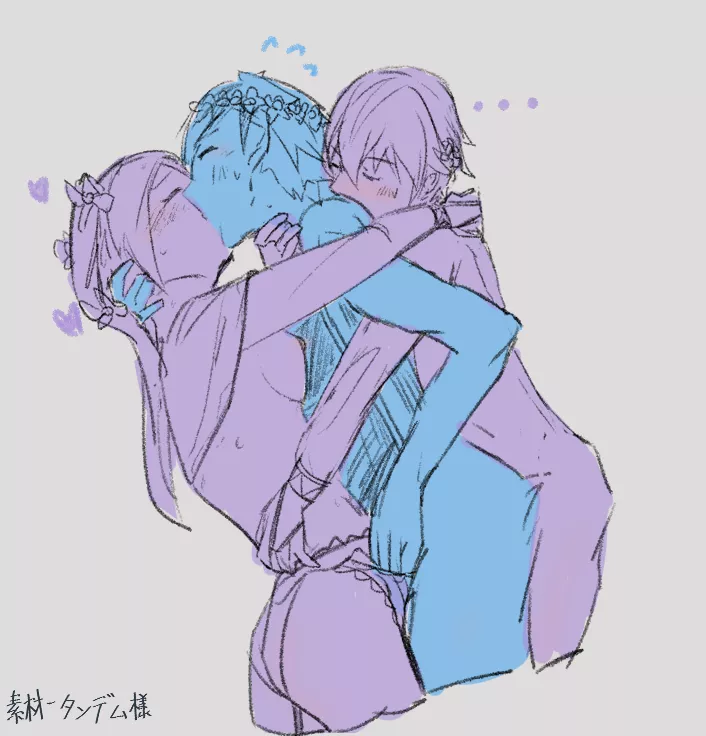 I love being in the middle~