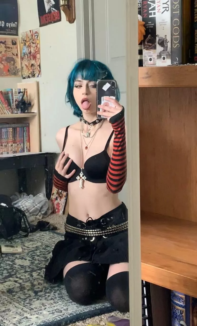 I never wear panties at school