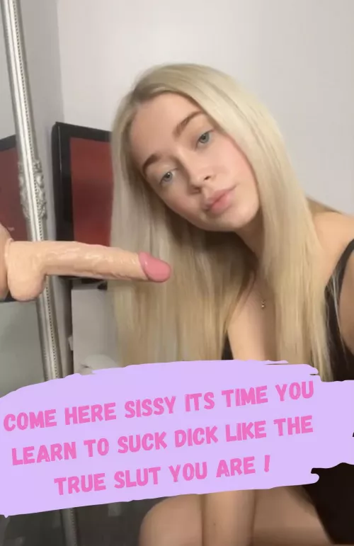 I'll make you the perfect sissy bitch [OC,F19]