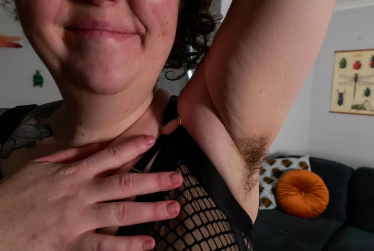 I'm actually a bit proud at how long my armpit hair has gotten