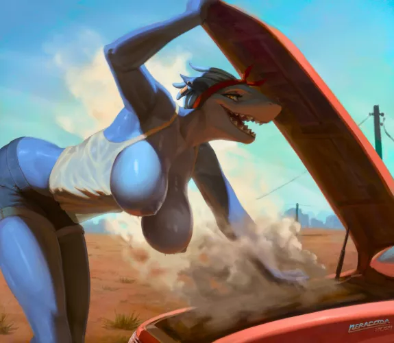 “It’s a bit hot out so.. I hope you don’t mind..” (neracod)