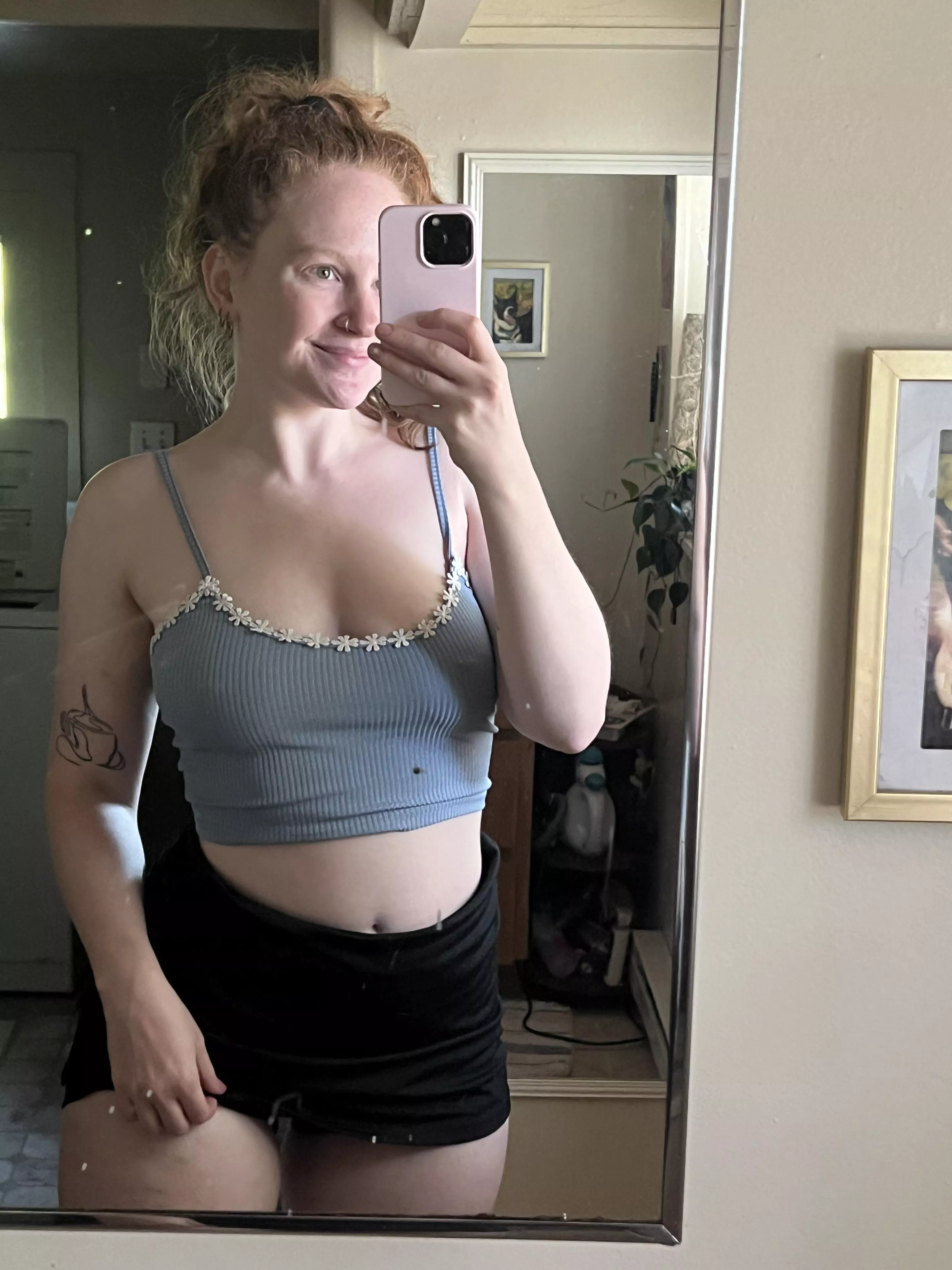 i’ve always been told i’m a lightly freckled ginger but they’re definitely here this summer!!