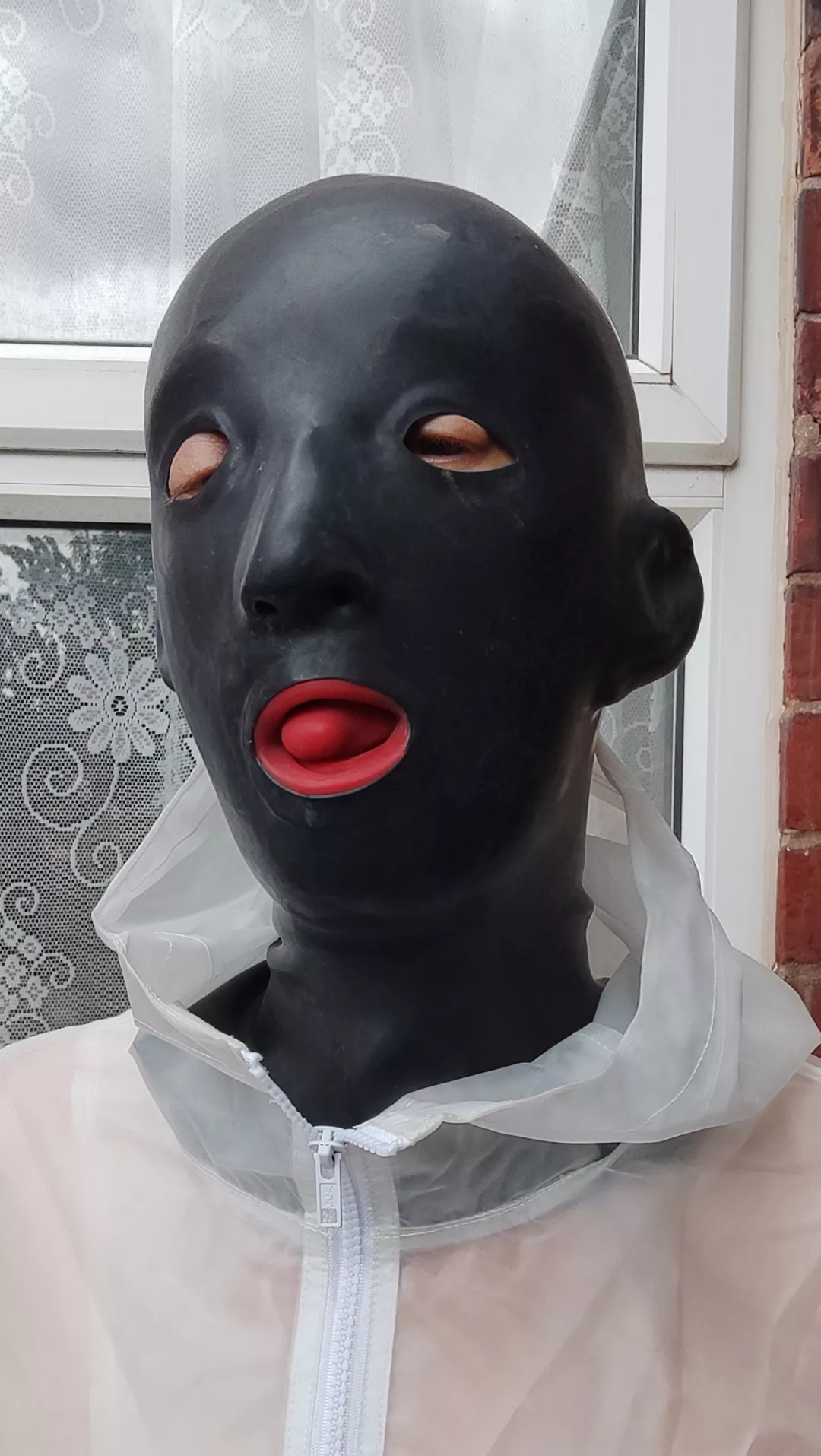 Just arrived. Nose tubes and mouth gag feel a bit strange to start with