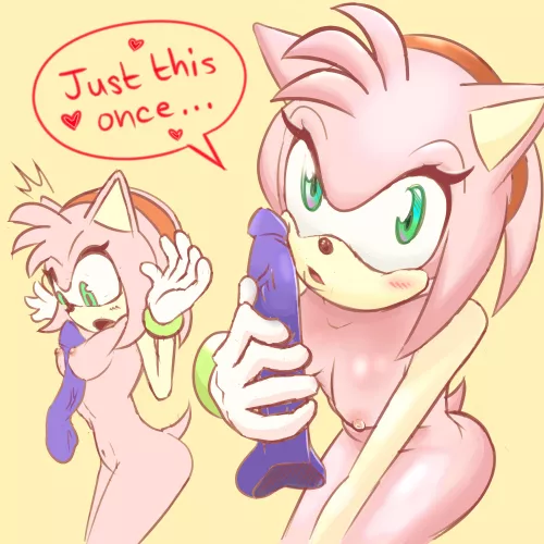Just this once ♡ Amy Rose (NiruzaTheArtist)