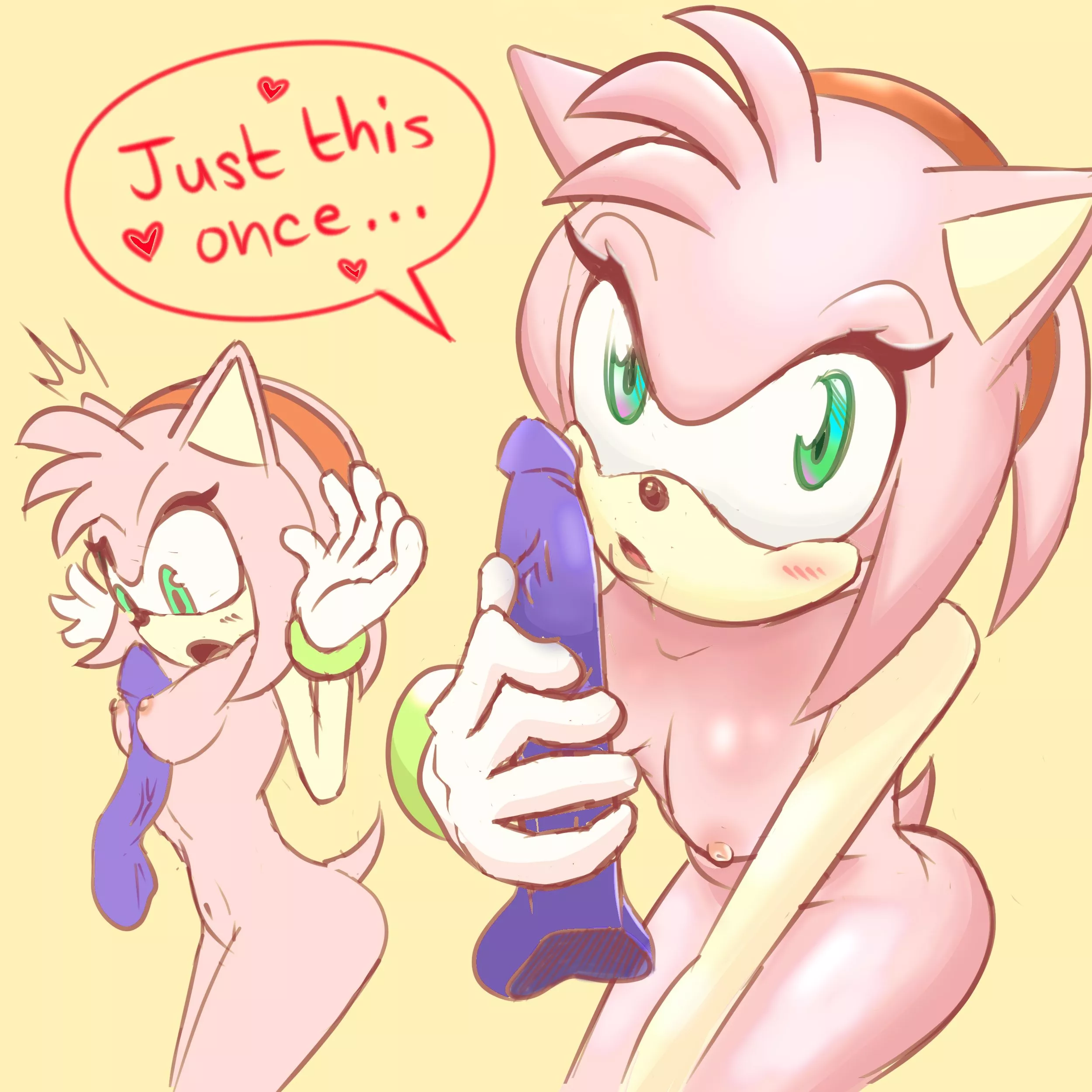Just this once ♡ Amy Rose (NiruzaTheArtist)