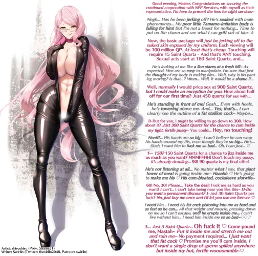 Koyanskaya Falls to Master's Manly Presence [Male Viewer] [Hetero] [Fate] [Domination Loss] [Big Tits] [Fantasizing] [Findom Loss]