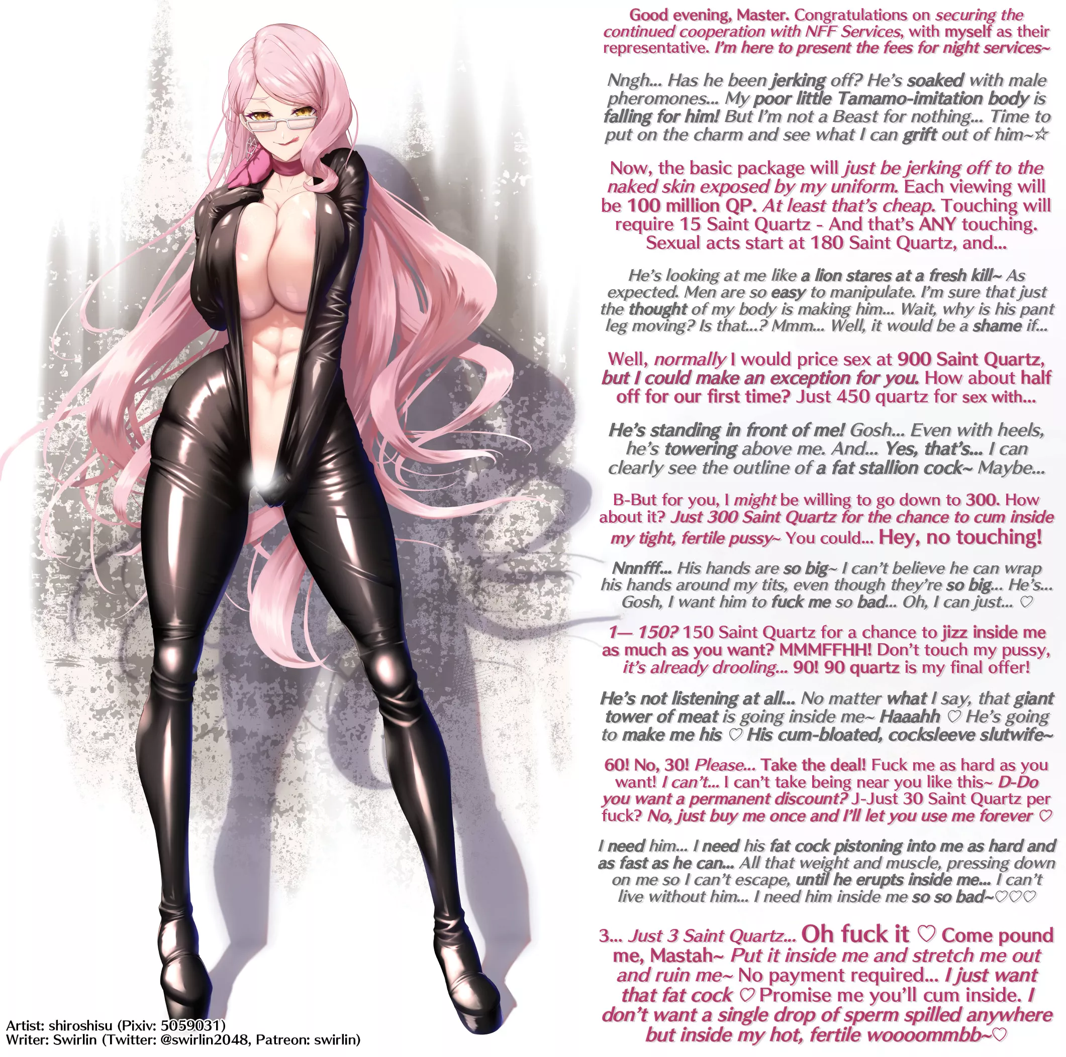 Koyanskaya Falls to Master's Manly Presence [Male Viewer] [Hetero] [Fate] [Domination Loss] [Big Tits] [Fantasizing] [Findom Loss]