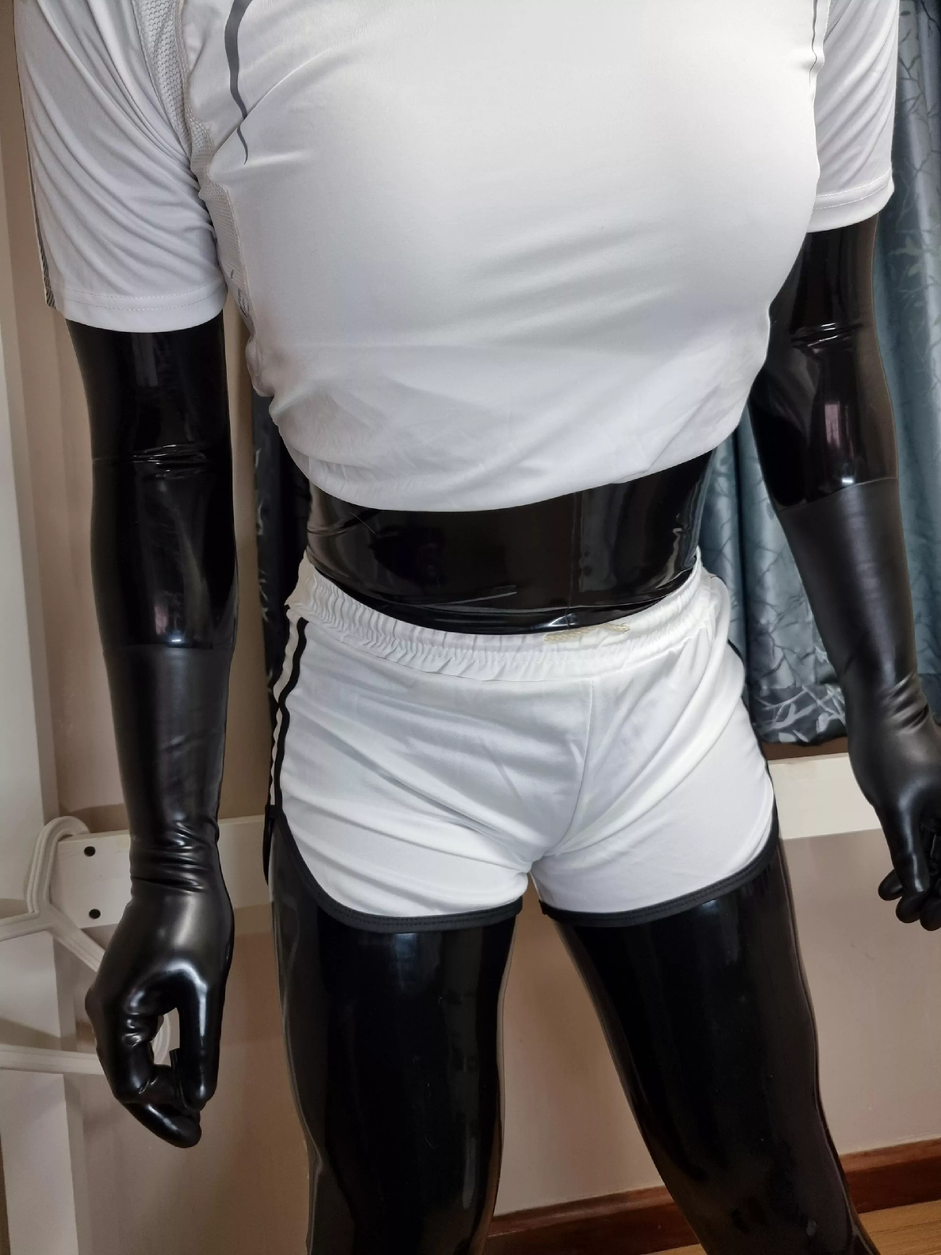Latex sports wear