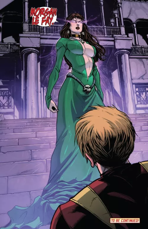 Morgan le Fay's Plunging Neckline [Avengers World #4]