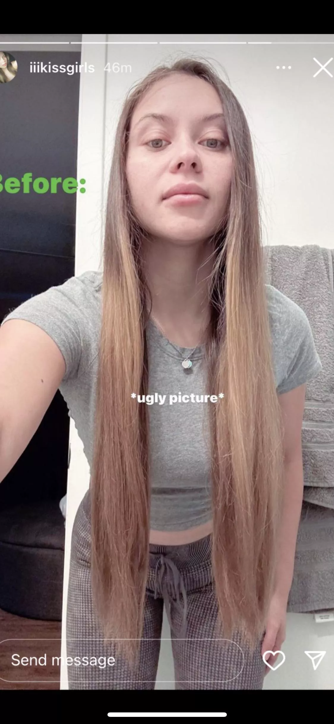 Not blonde anymore 😭