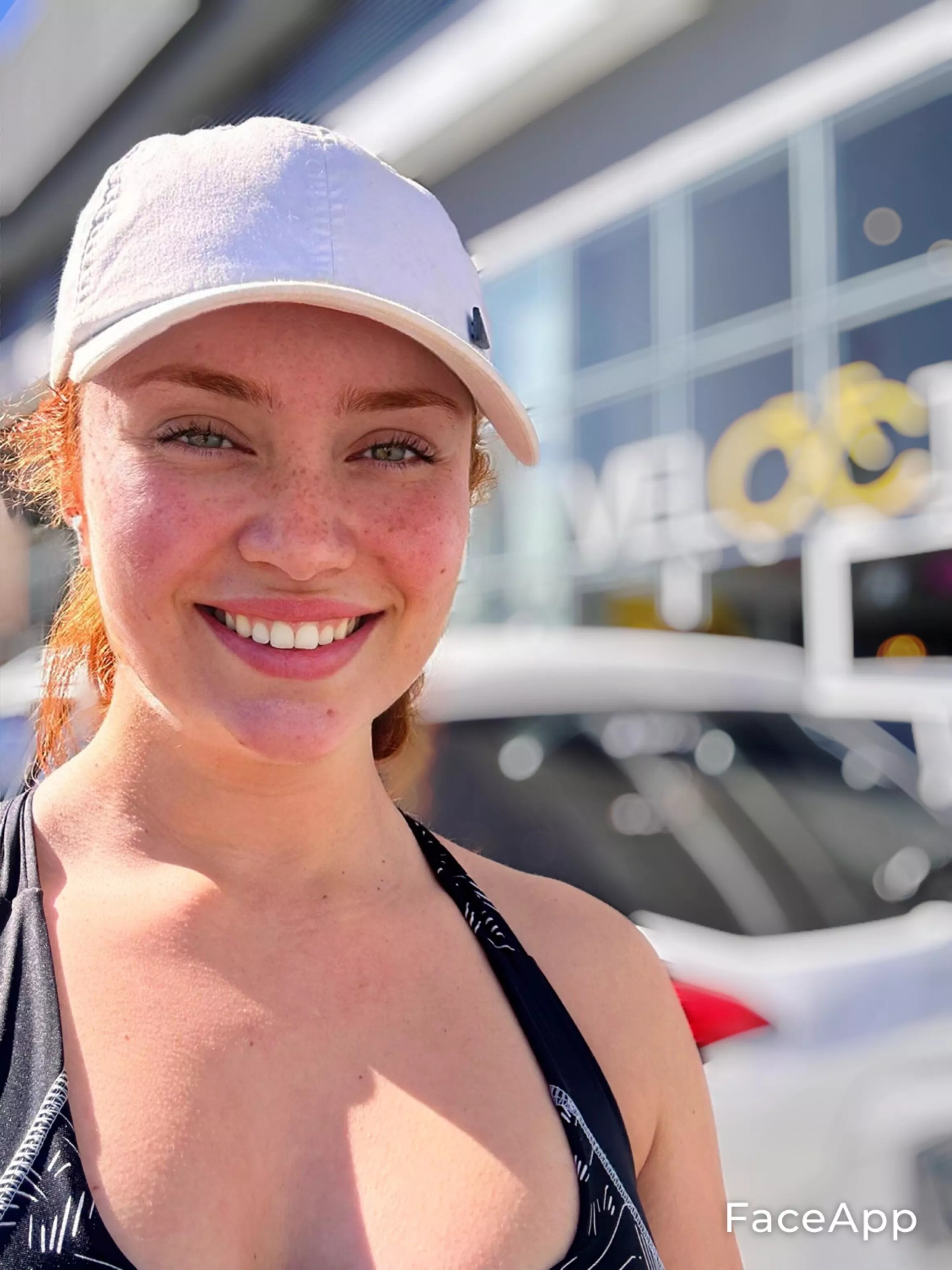 Not sure I look sexy with my hat on and without makeup