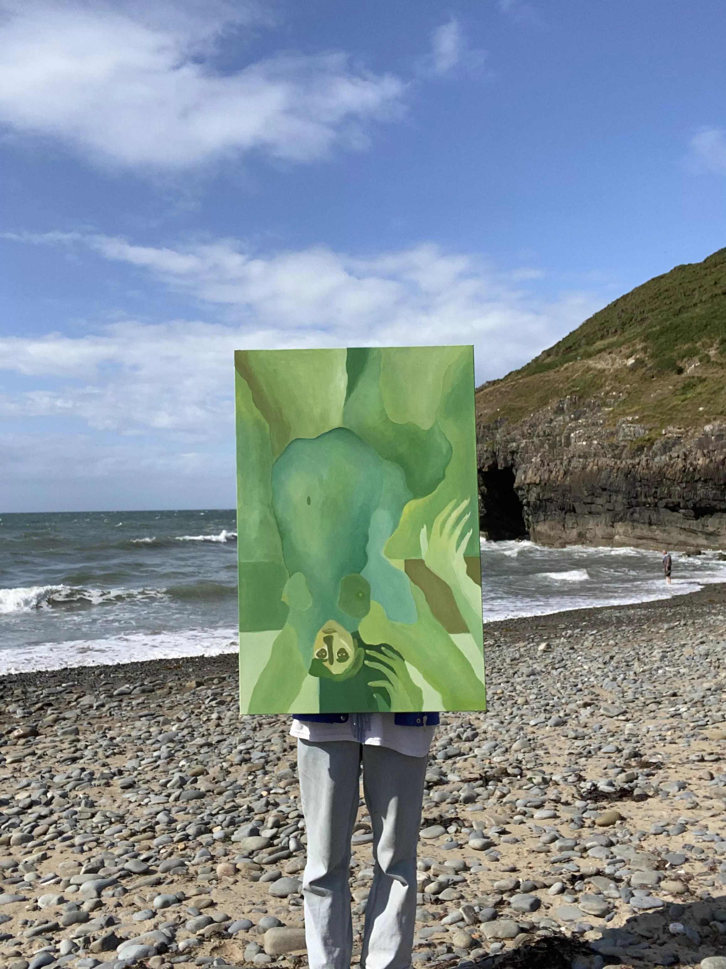 Painting of a seaweed lady 🥰