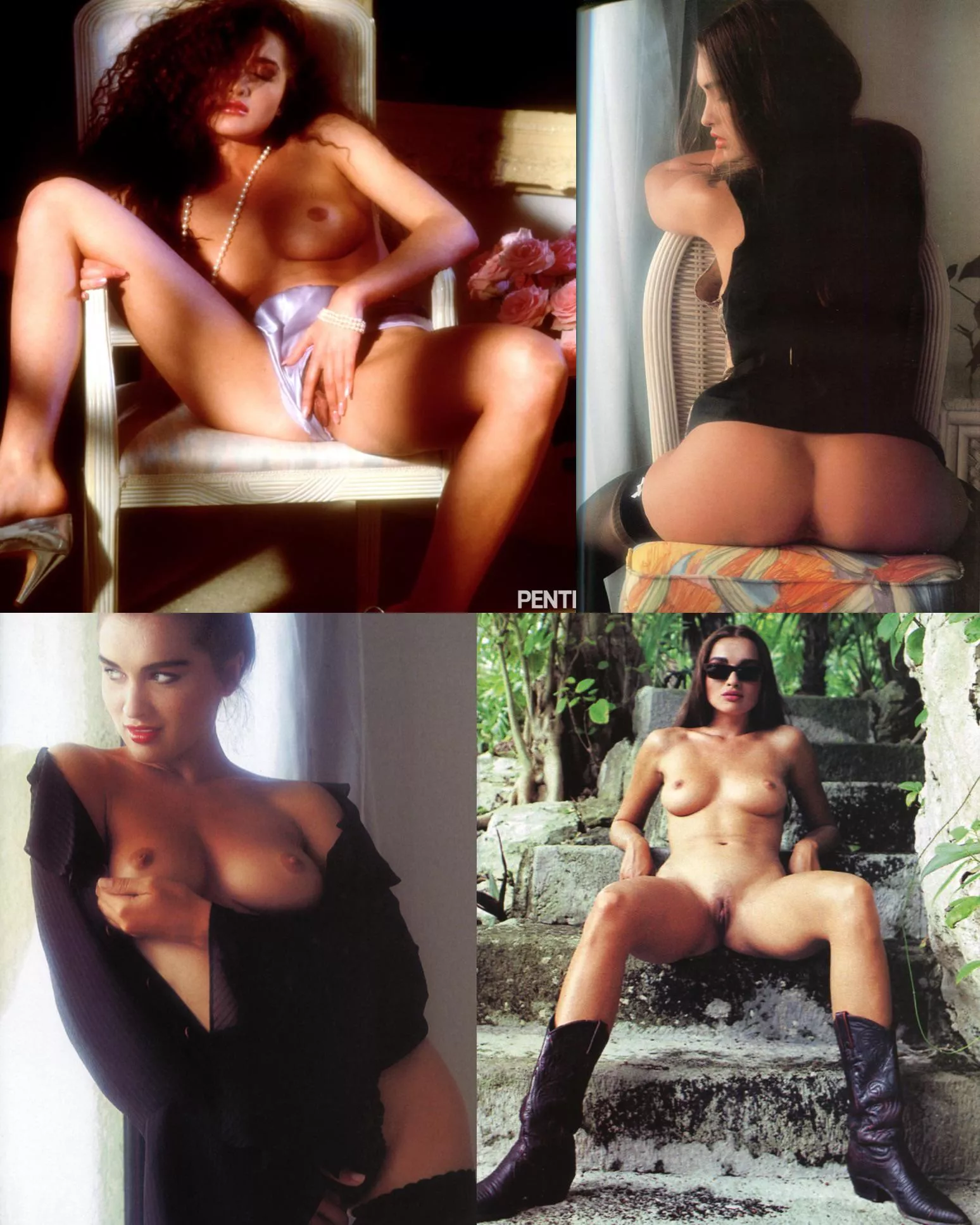 Penthouse Pet of the Year 1994 Sasha Vinni was a tall, fashion model level beauty but luckily for us, decided to take her career down a different path…