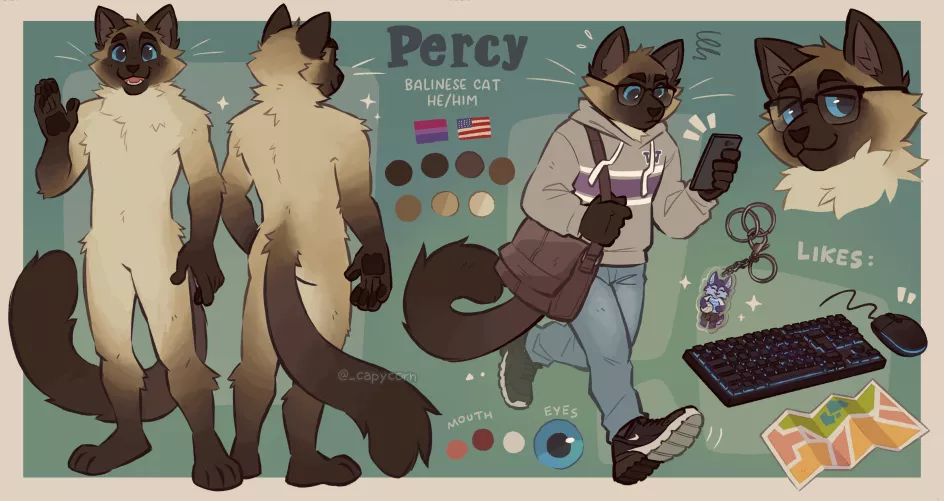 Percy 😸✨ (comm for someone on Twitter)
