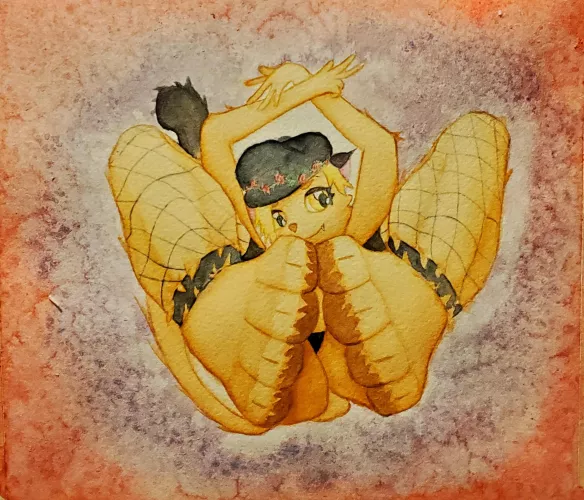 Perspective experiment (art by me)