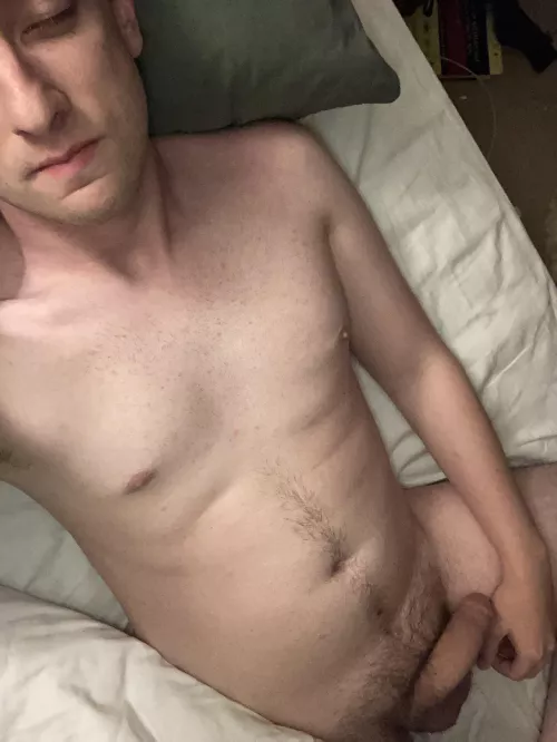 POV of you pulling down the covers on me.