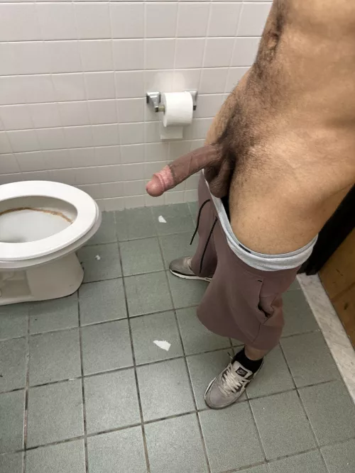 Public Bathroom Boner
