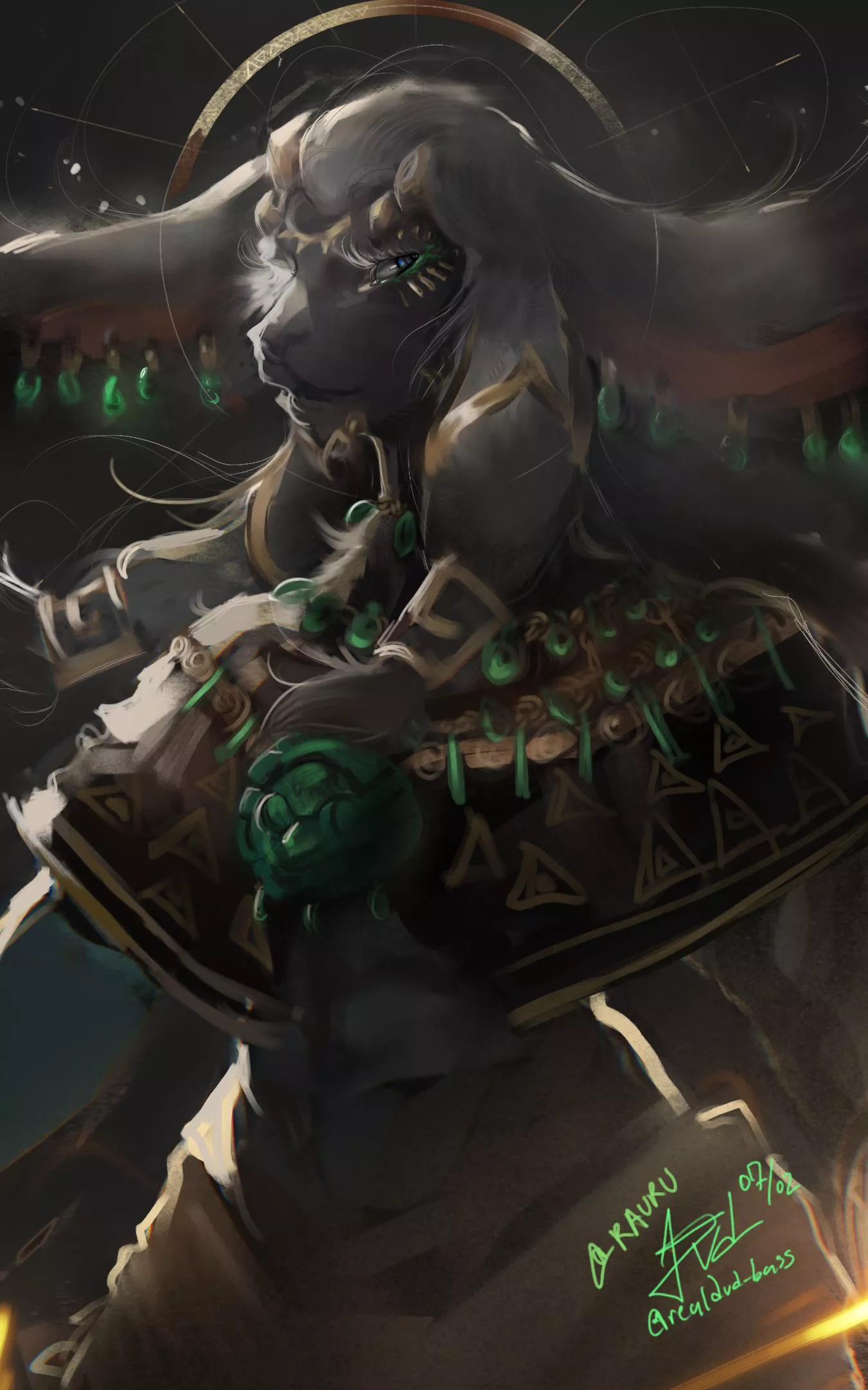 Rauru moment :3 (art by me)