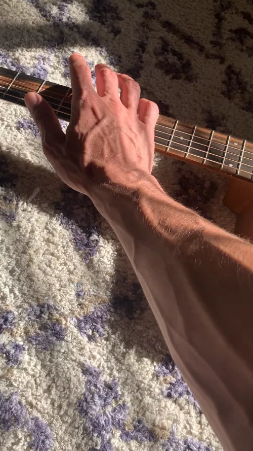 reaching for the music