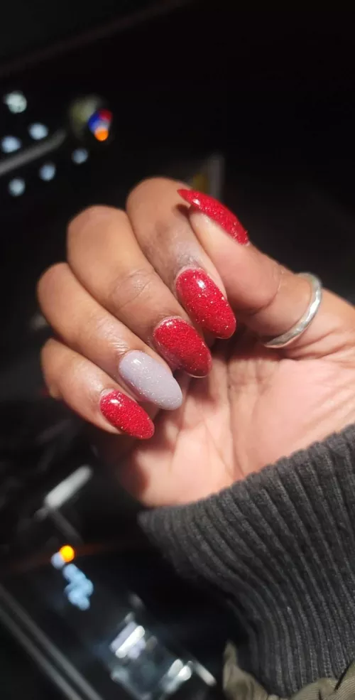 Red and silver fun- a previous set I had.