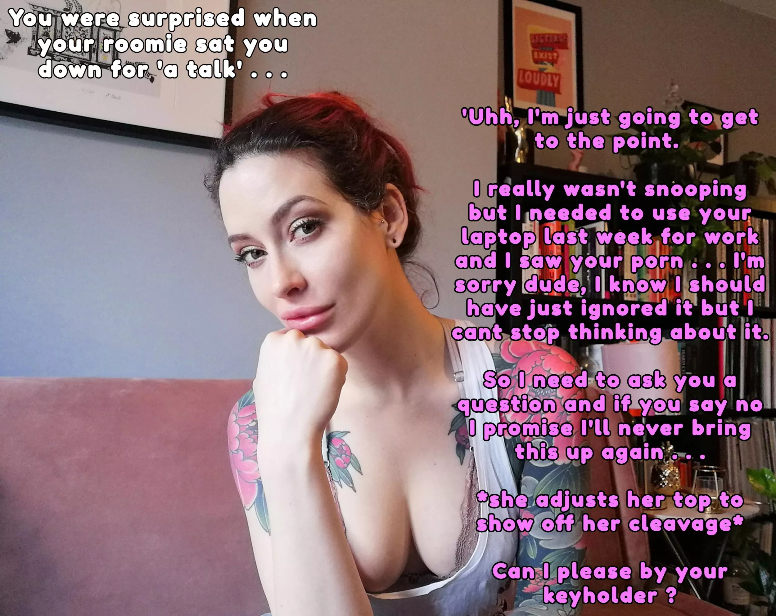 She Has A Question . . .