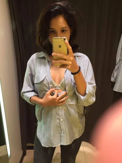 She should have unbuttoned more