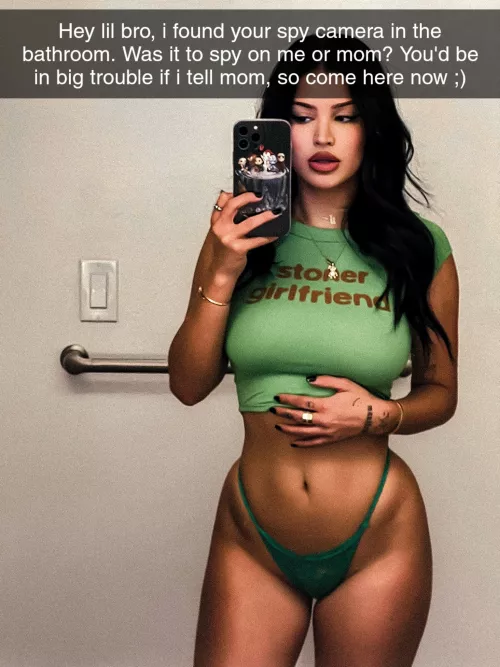 Sis knows you are a pervert