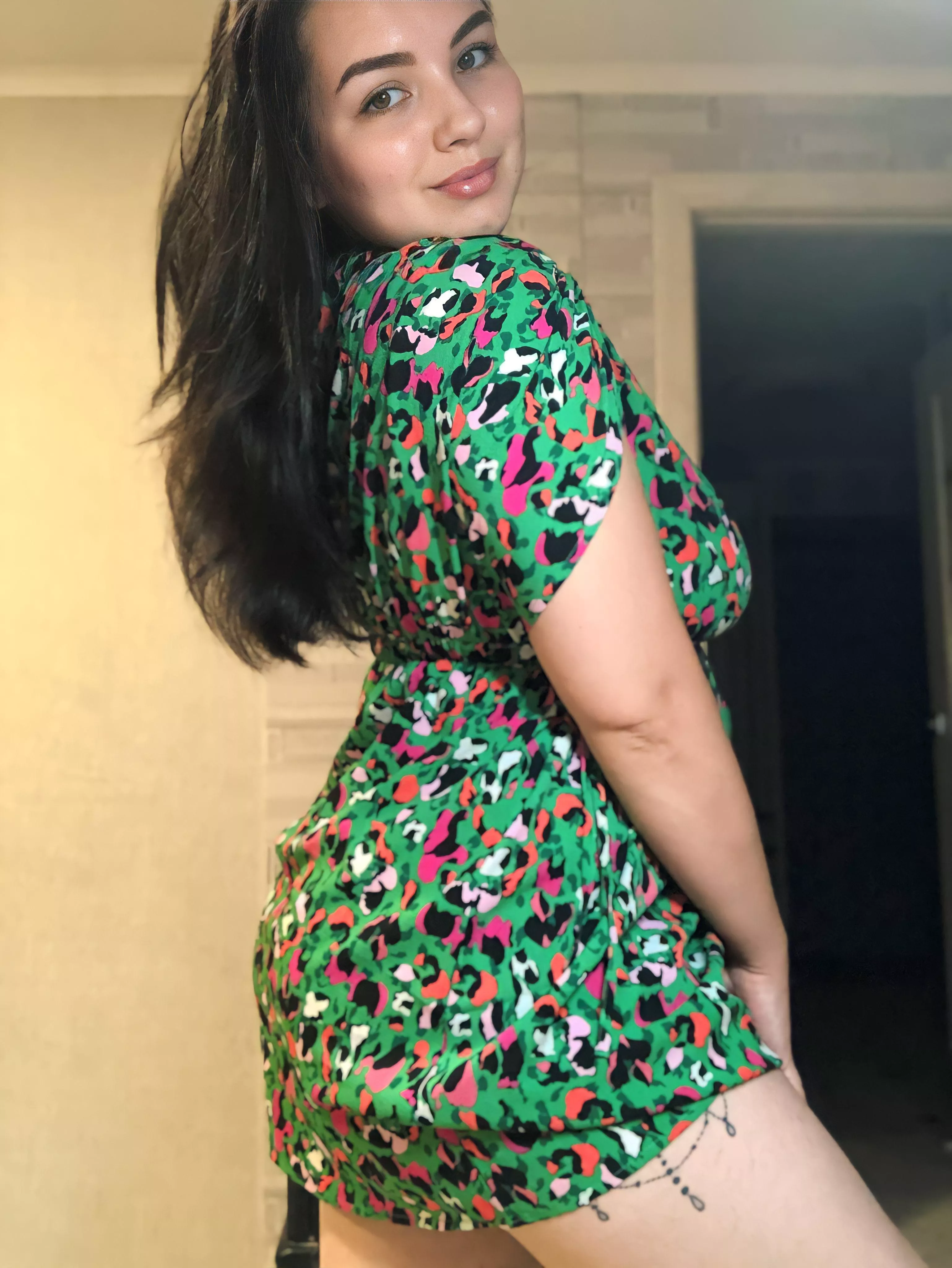 The dress always hides that I am without underwear