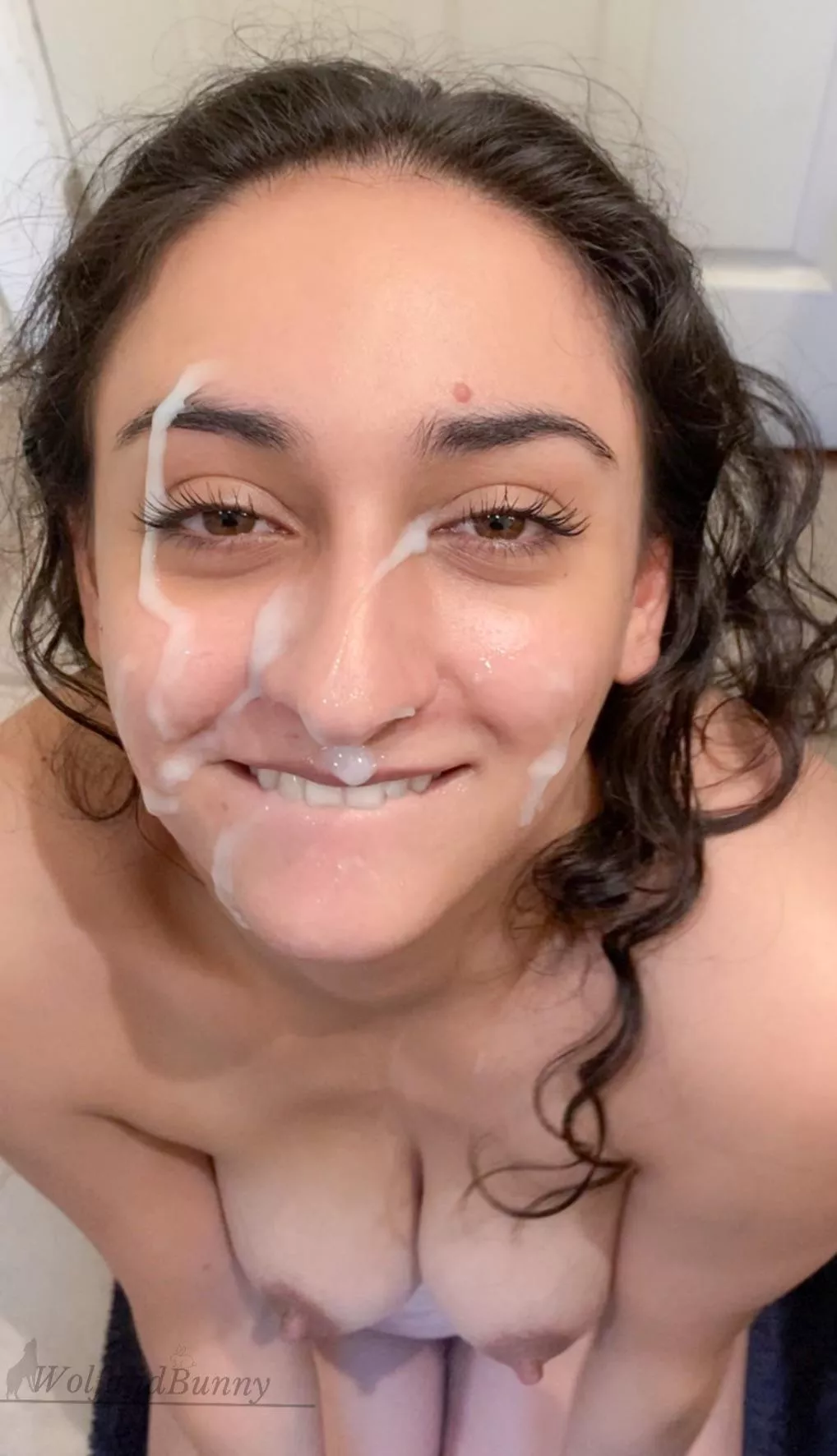 The look I give him after a facial