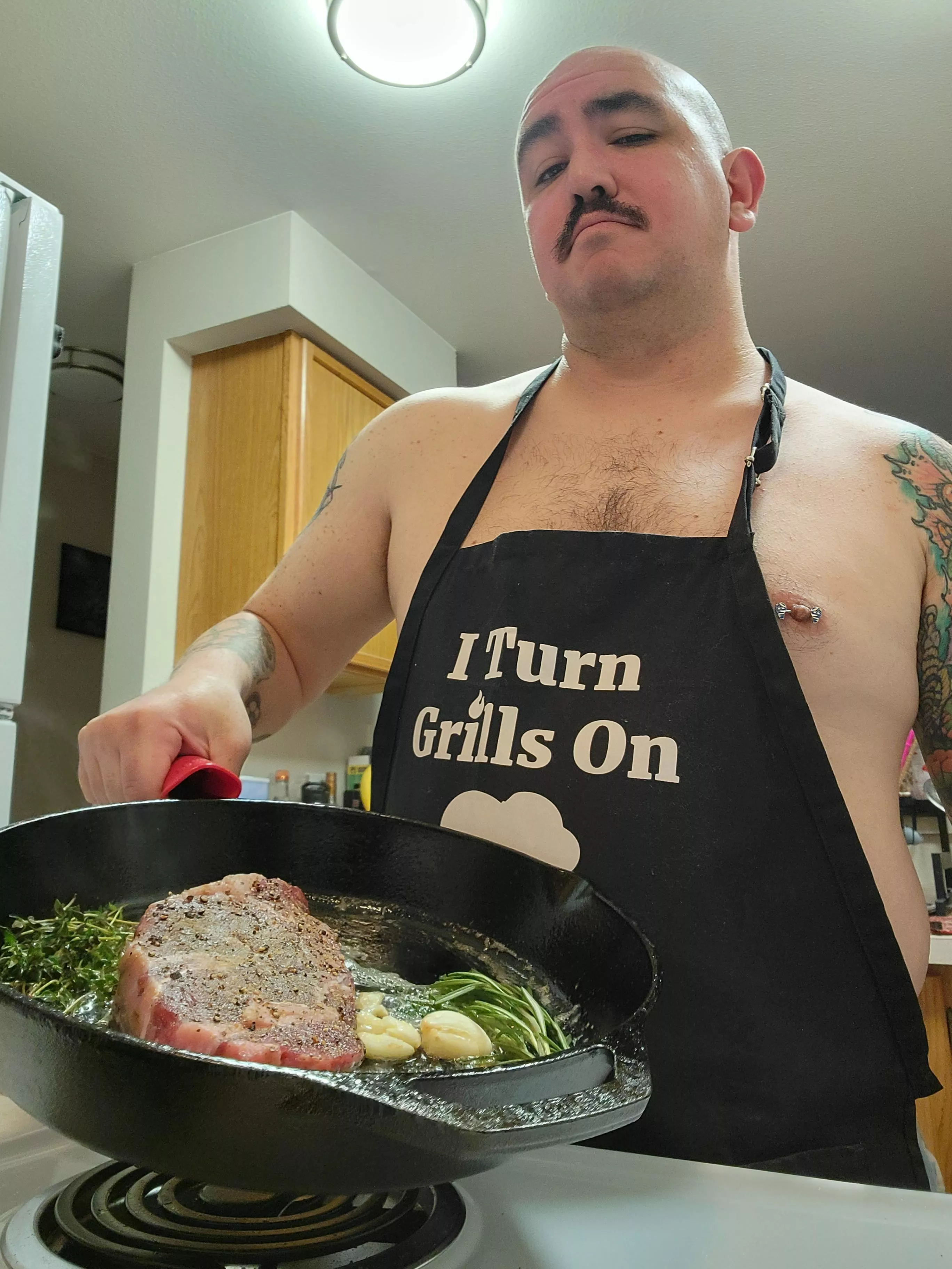 The steak will be medium rare but you're getting me raw.