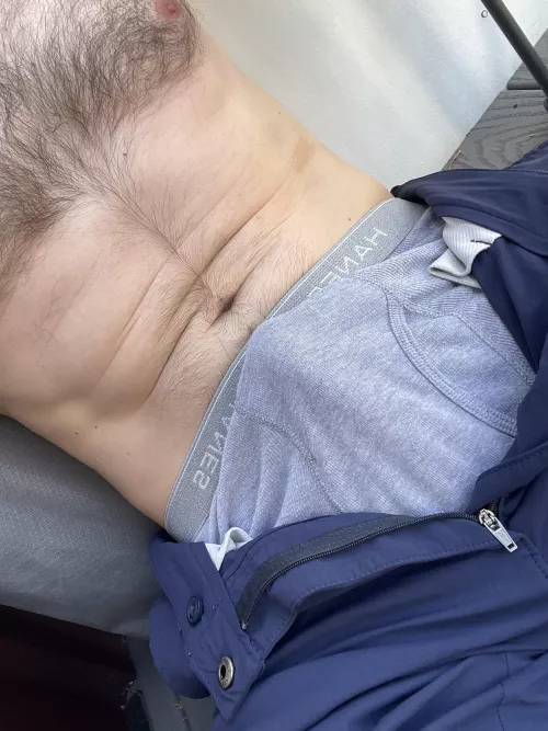 Unzipped to release some pressure