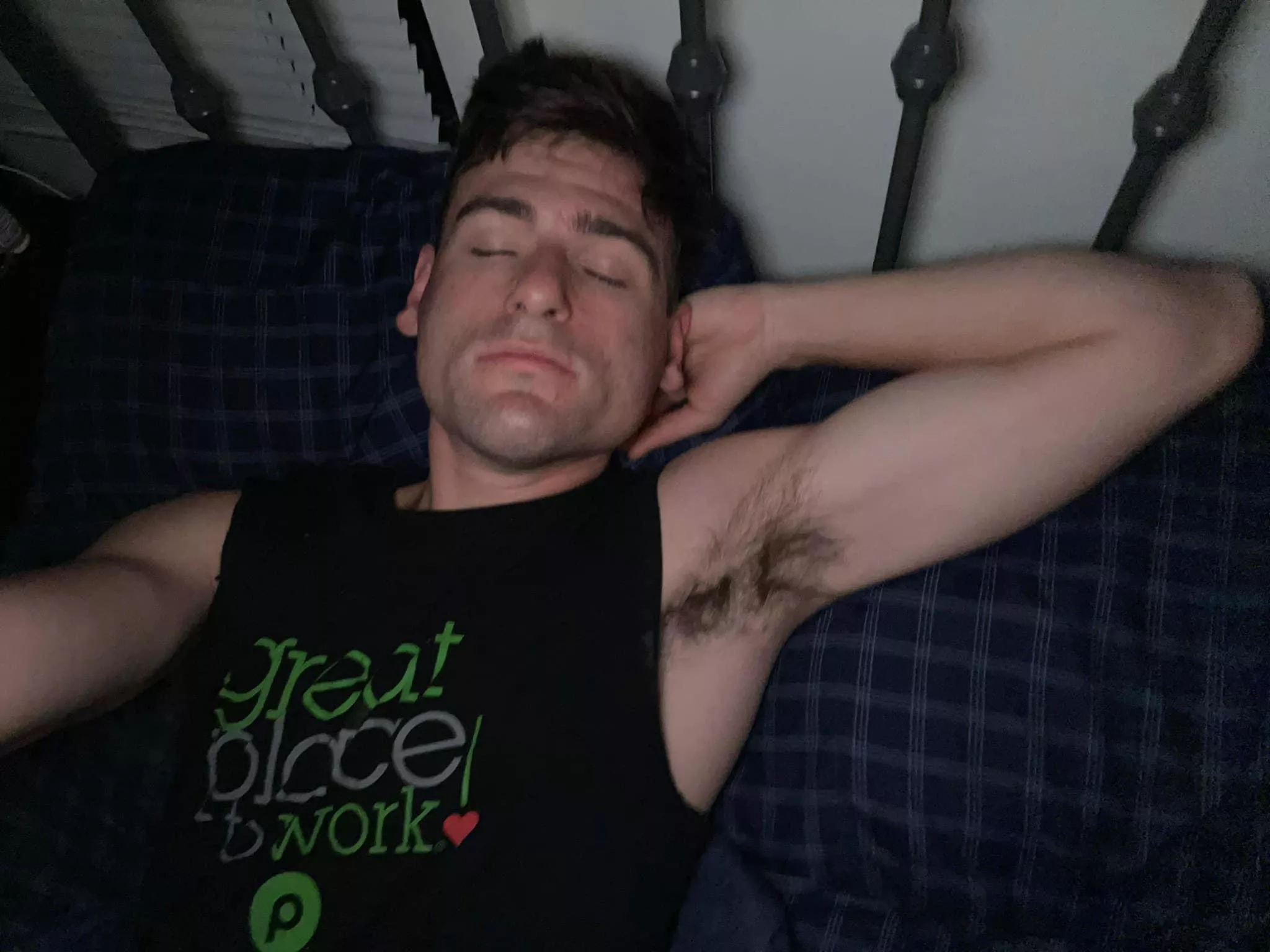 What would you do with him sleeping like this?