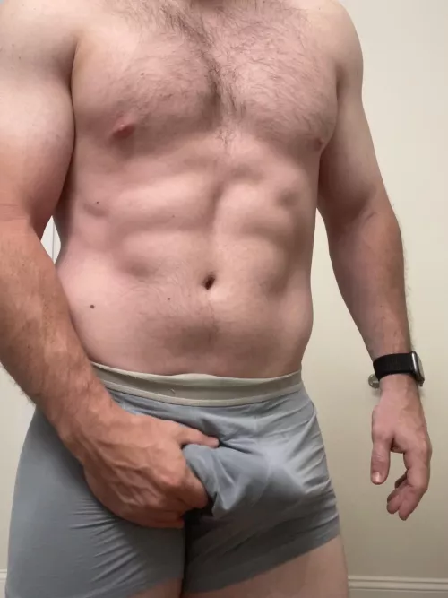 When that morning wood looks just right in the briefs