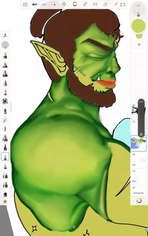 Wip of the first YCH winner [oc]