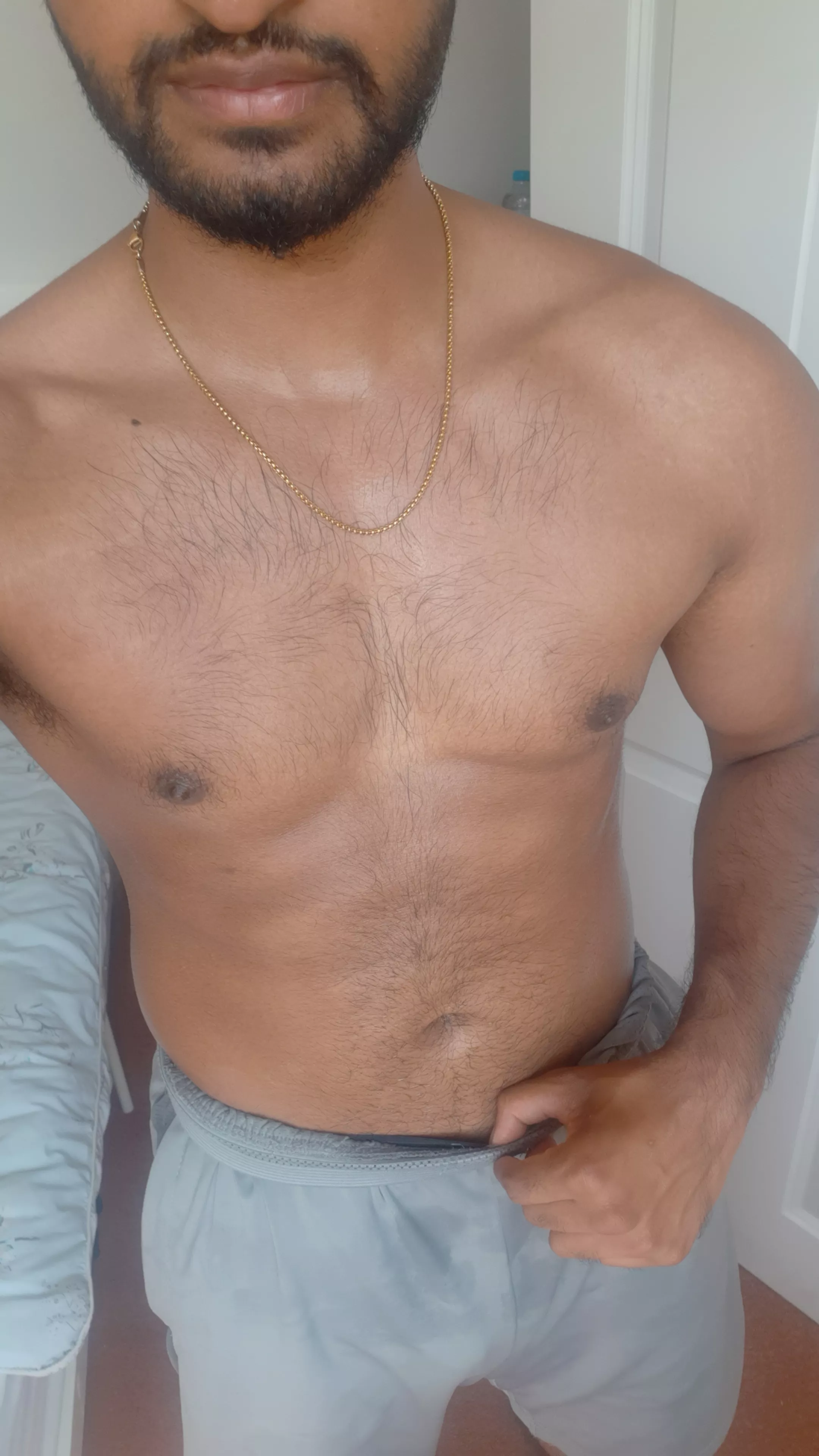 Worked up a sweat, come take a shower with me?