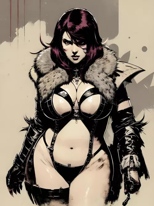 “Your party encounters a woman with Lycanthropy”, (Artist Unknown)