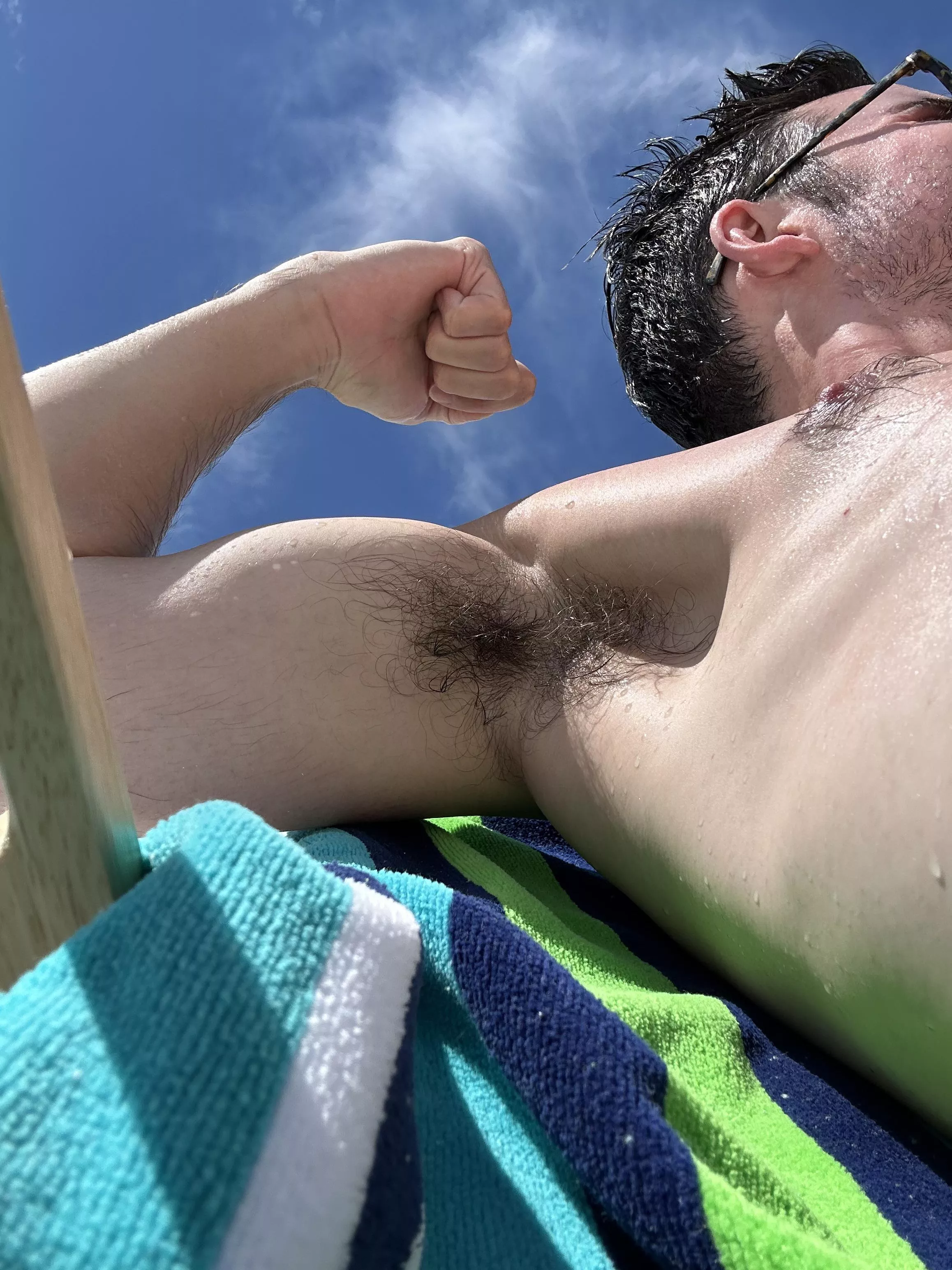 Your POV right before you lick the sweat from my pit