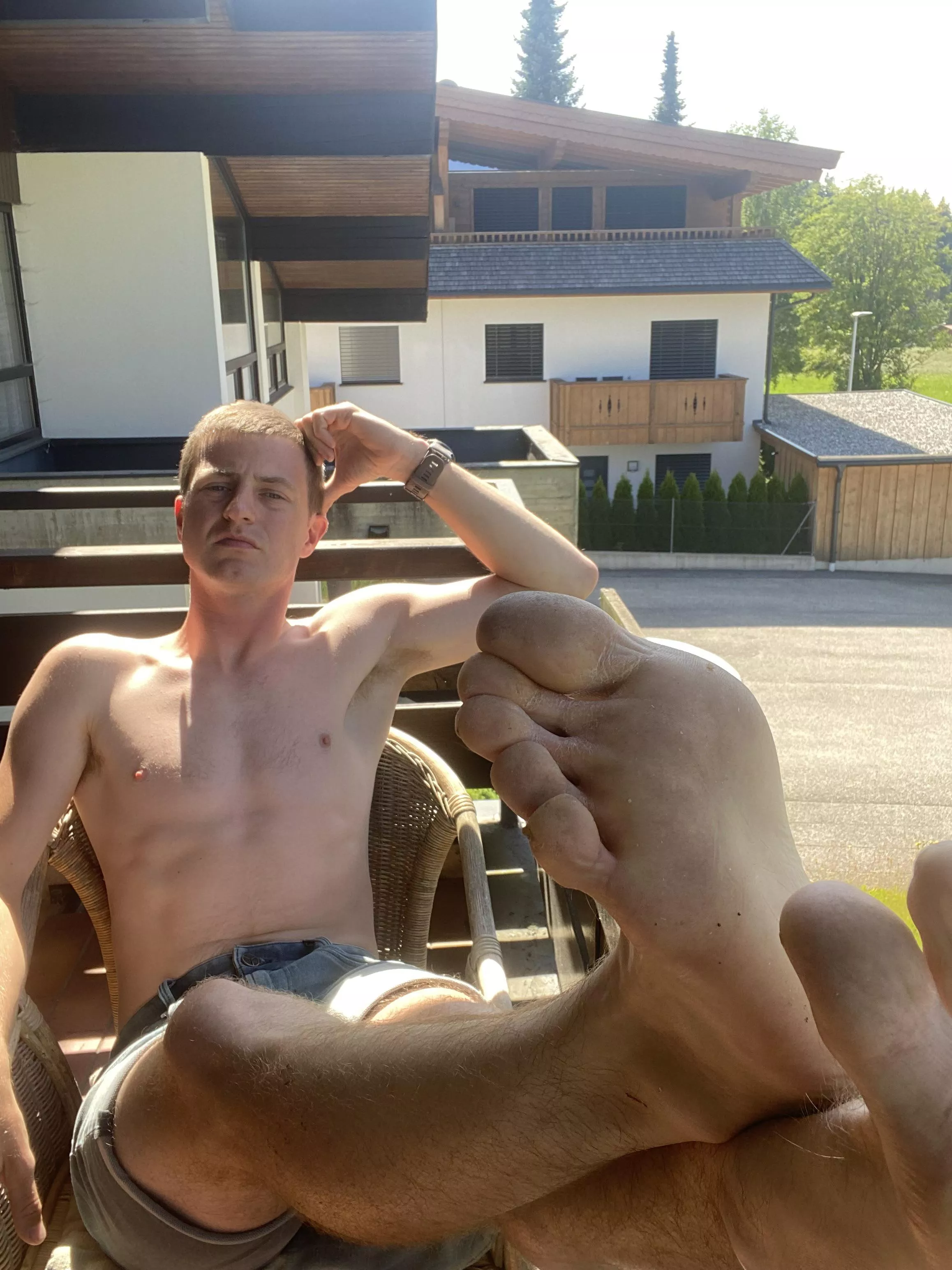 26 massage my feet first before you can smell my pits