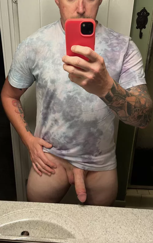 [45] Dad up late and bored.