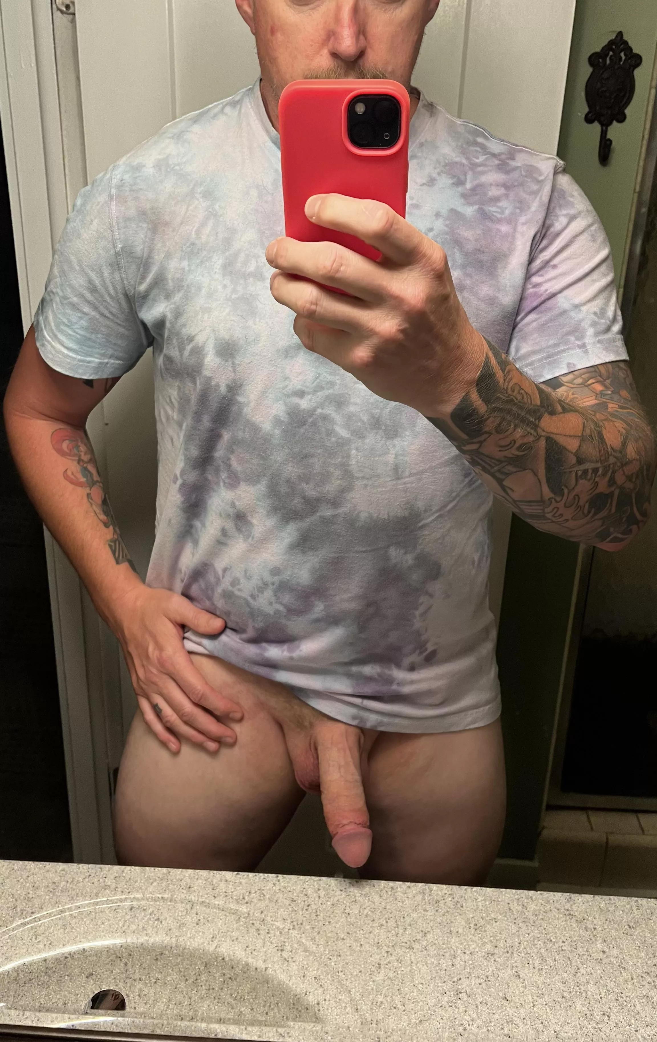 [45] Dad up late and bored.