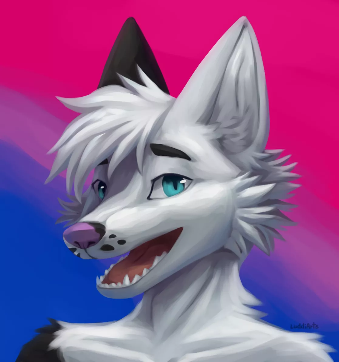 Bi Pride icon! (@luddiarts on Twitter)