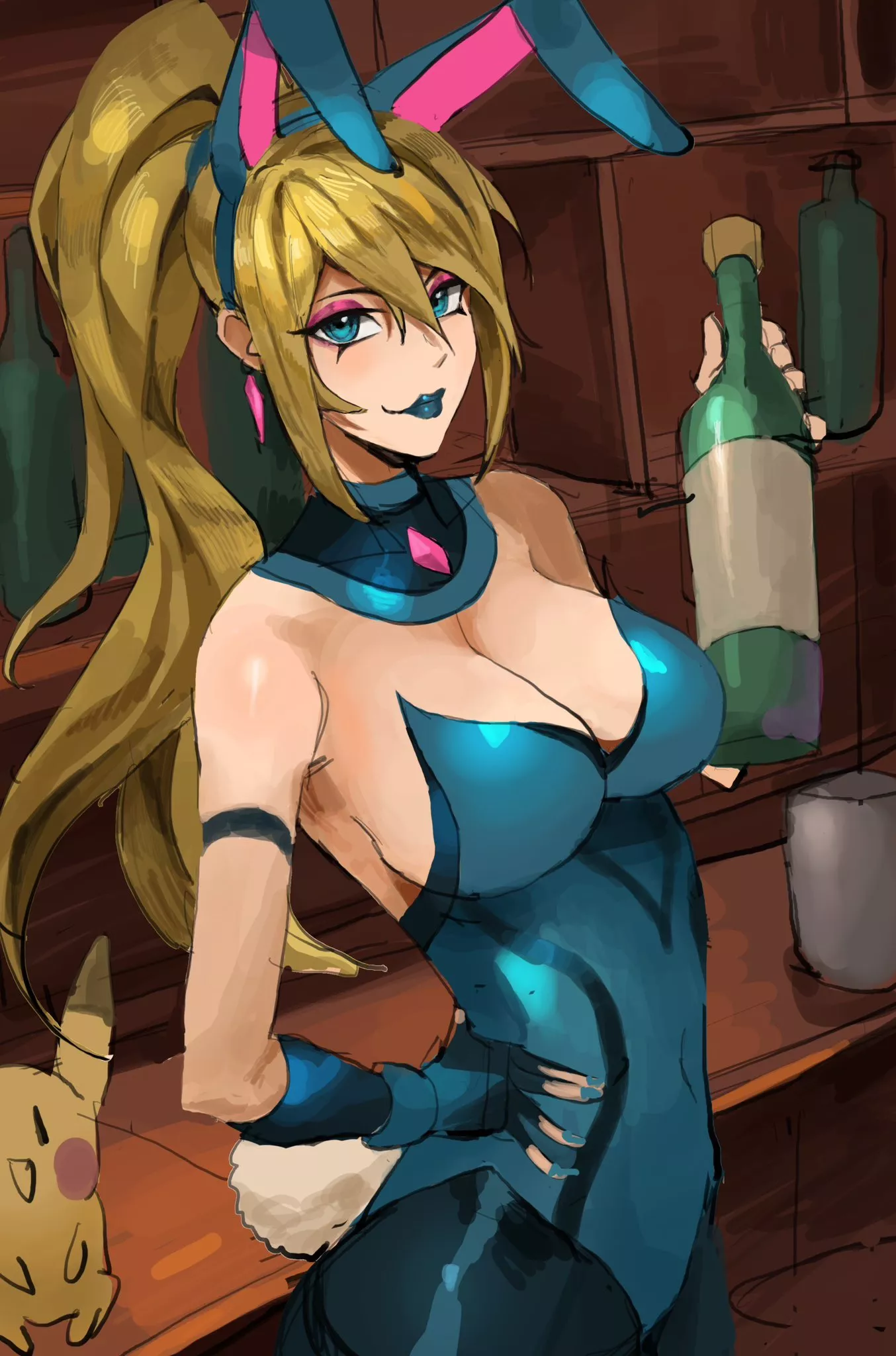 Bunny suit punk Samus (Saiykik)